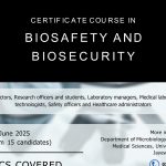 Certificate Course in Biosafety and Biosecurity