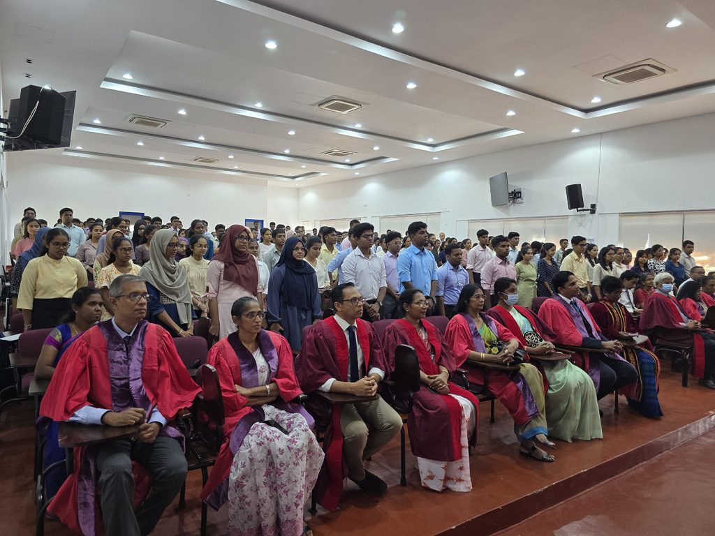 Commencement Lecture – 35th Batch (2024/2025 intake) – Faculty of ...