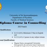 Diploma Couse in Counselling 2025