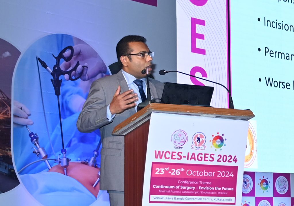 Keynote Address by Prof. Bawantha Gamage – World Congress of Endoscopic Surgery (WCES)